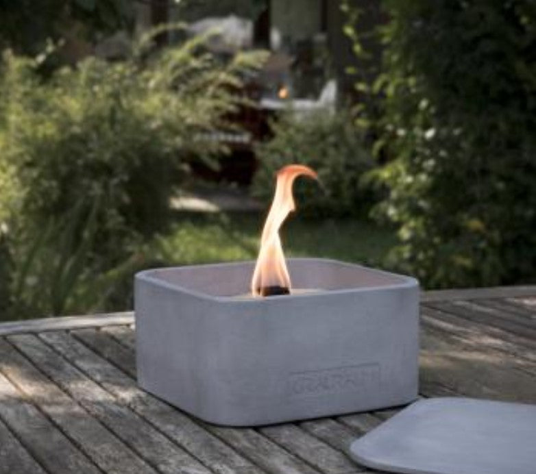 Kerzenfresser Olaf XL aus Beton, große Outdoor Kerze handgefertigt in Leipzig – Beton-Harmonie